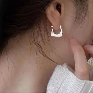 925 Sterling Silver Romantic Geometric Earrings